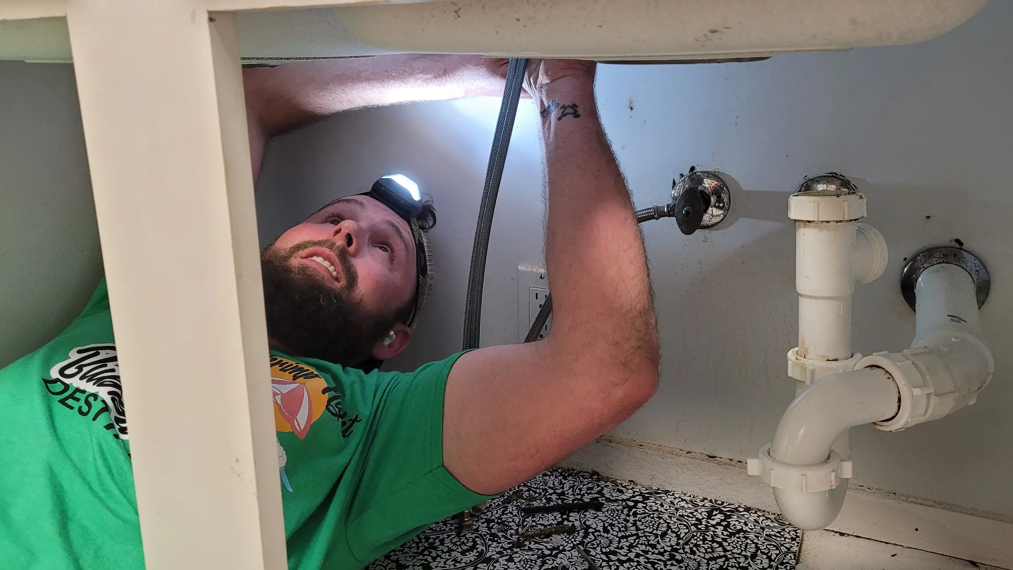 Professional under sink repair